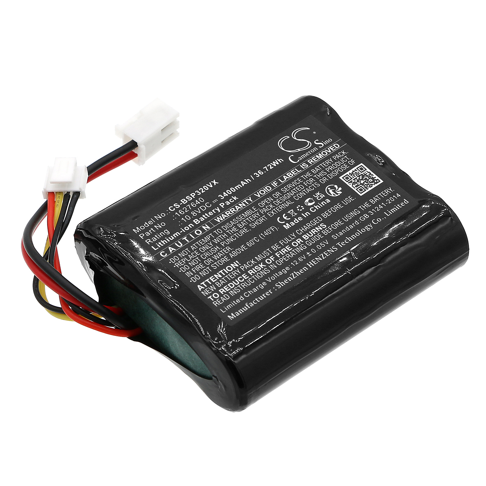 Bissell 3061+ 3190+ 3191+ Vacuum Replacement Battery 3400mAh