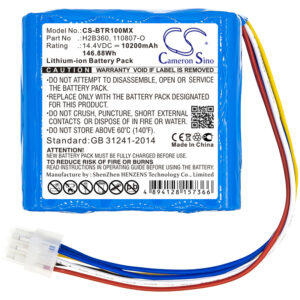 Bellavista 1000 Respirator Medical Replacement Battery 10200mAh