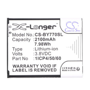 Beurer 952-62 952.62 BY77 Replacement Battery 3.8V 2100mAh