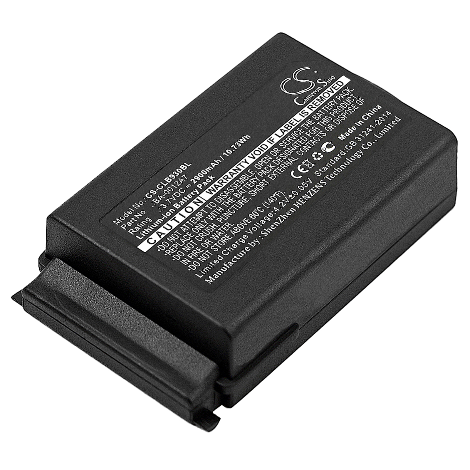 CipherLab CPT 9300 CPT 9400 Replacement Battery 3.7V 2900mAh