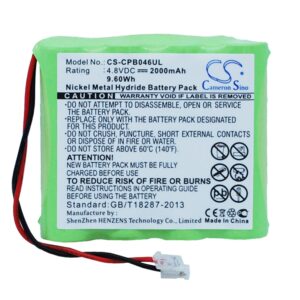 Universel AA x 4 Cordless Phone Replacement Battery 2000mAh