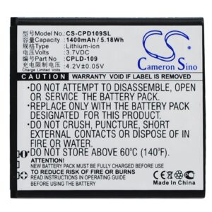 Coolpad 8070D CPLD-109 Replacement Battery 3.7V 1400mAh