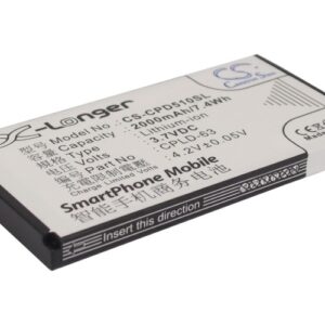 Coolpad 2168 D21 D508 D510 Replacement Battery 3.7V 2000mAh