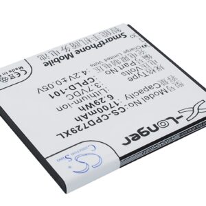 Coolpad 7290 CPLD-101 Replacement Battery 3.7V 1700mAh