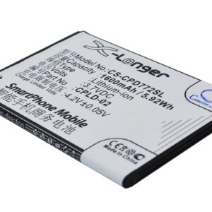 COOLPAD CP12 BATTERY CAPACITY 7728 CPLD-02 Replacement Battery