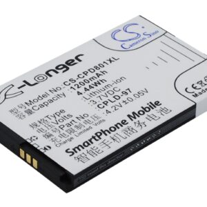 Coolpad 8010 CPLD-97 Replacement Battery 3.7V 1200mAh