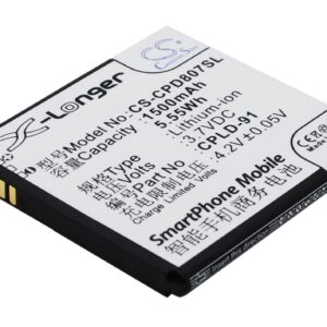 Coolpad 8028 8070 CPLD-91 Replacement Battery 3.7V 1500mAh
