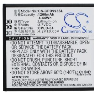 Coolpad 9930 W702 CPLD-64 Replacement Battery 3.7V 1200mAh