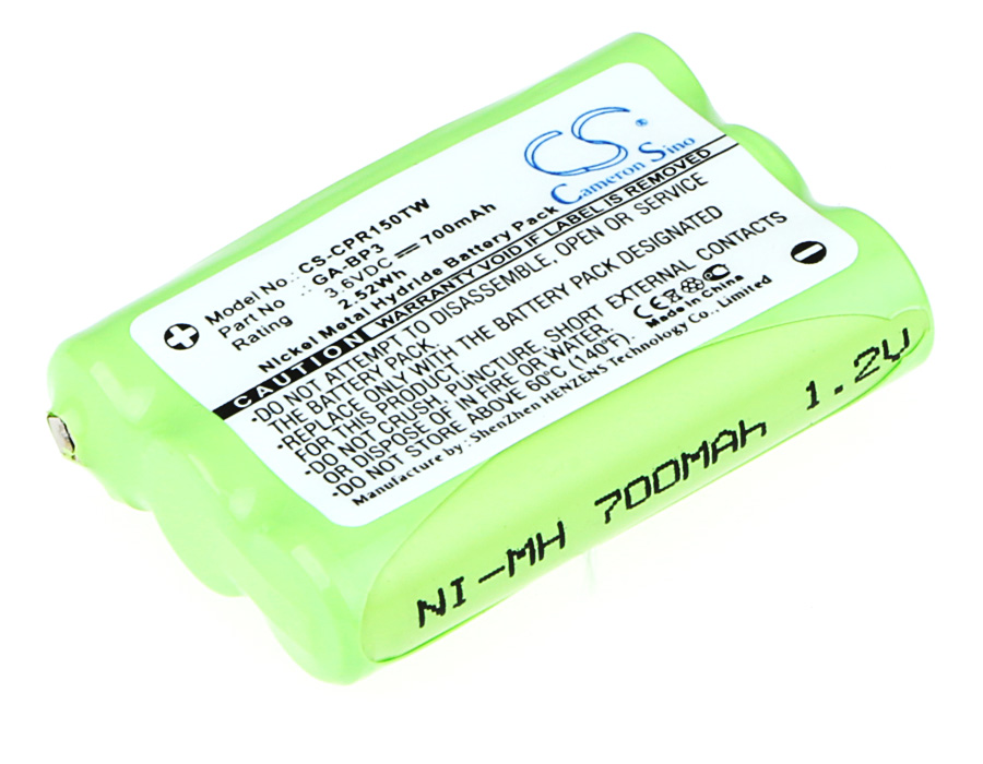 Cobra GA-BP3 Two-Way Radio Replacement Battery 3.6V 700mAh
