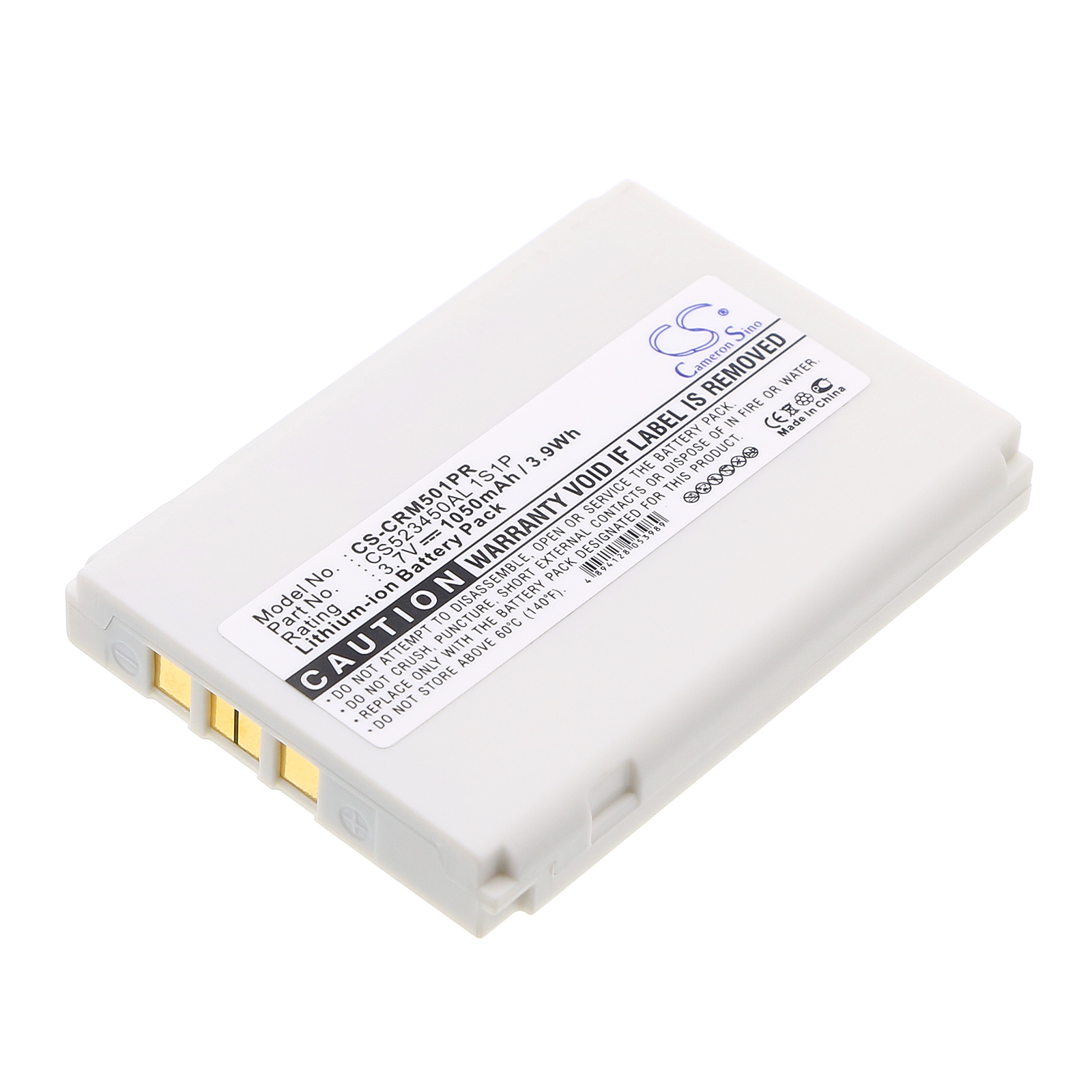 CriticalResponse M1501 Pager Replacement Battery 1050mAh