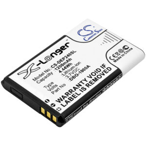 DBAA 1000A DORO DBAA-1000A Replacement Battery 3.7V 1200mAh