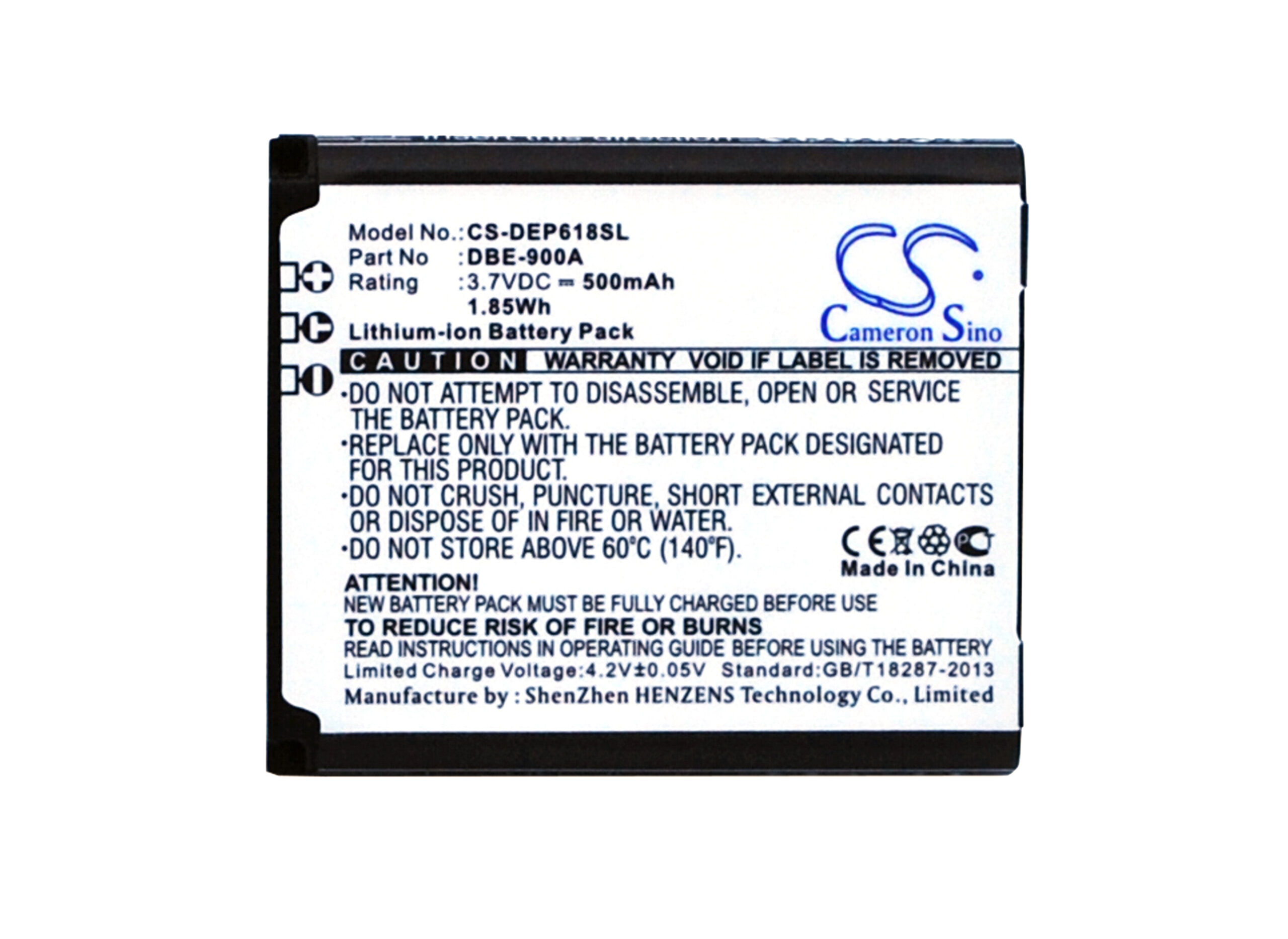 Doro Phoneeasy 618 DBE-900A Replacement Battery 3.7V 500mAh