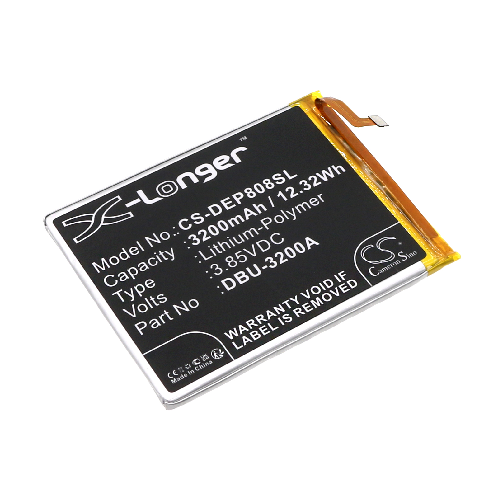 Doro 8050 8080 DSB-022 Replacement Battery 3.85V 3200mAh
