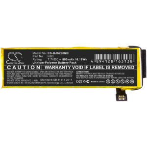 DJI Osmo Pocket HB3 Digital Camera Replacement Battery 7.7V 800mAh