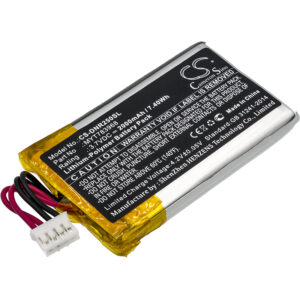 DeLorme AG-008727-201 INCRH20 INRCH25 GPS/Navigator Replacement Battery 2000mAh