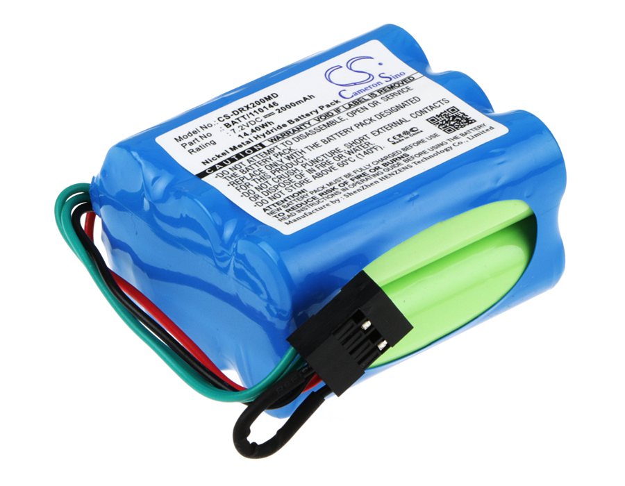 Drager Microvent Oxylog 2000 Medical Replacement Battery 2000mAh