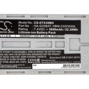 Casio DT-X30 DT-X30G DT-X30GR-30C IT-9000 Replacement Battery 3000mAh