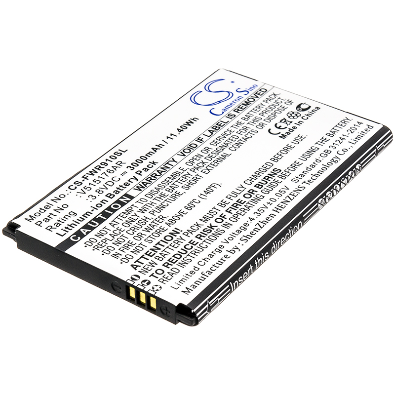 Franklin Wireless R910 Replacement Battery 3.8V 3000mAh