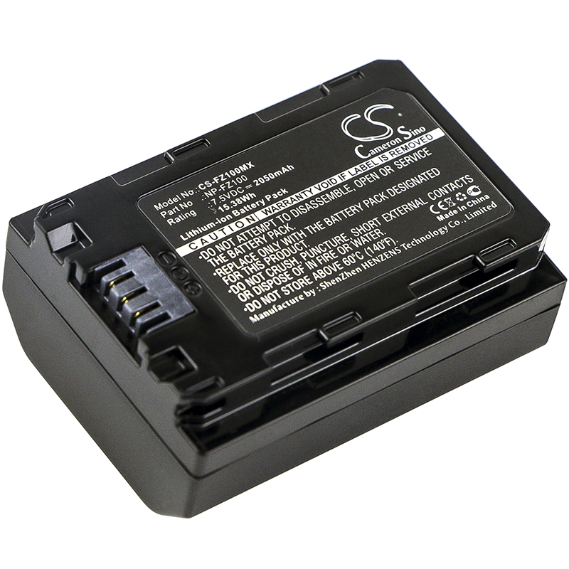 Sony A7 Mark 3 A7R Mark 3 Replacement Battery 7.5V 2050mAh
