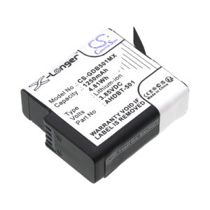 Gopro 601-10197-00 AABAT-001 ASST1 CHDHX-501 Replacement Battery 3.85V 1250mAh