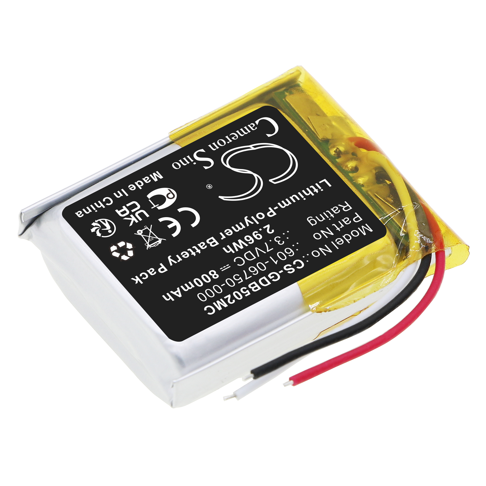 GOPRO SESSION BATTERY REPLACEMENT CHDHS-101 CHDHS-501 Replacement Battery