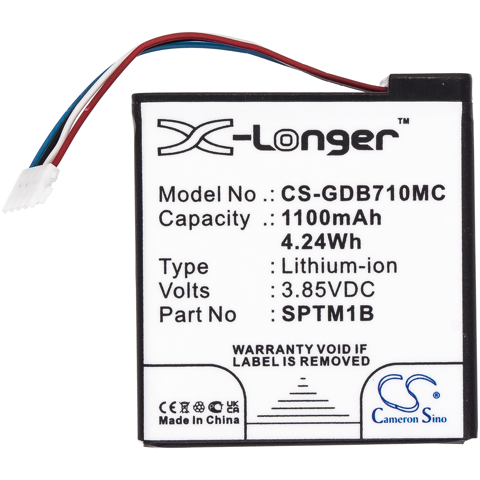 Gopro Hero 7 Silver Replacement Battery 3.85V 1100mAh