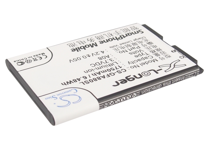 GFive A78 A79 A86 I88 A08 Replacement Battery 3.7V 1750mAh