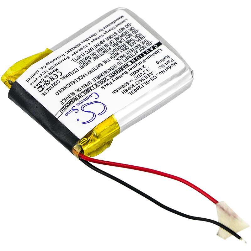 Golf Buddy DSC-CT2-100 Replacement Battery 3.7V 550mAh