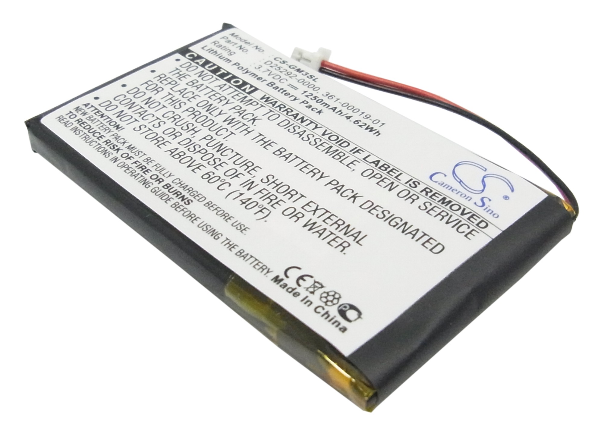 Garmin iQue M3 iQue M4 Replacement Battery 3.7V 1250mAh