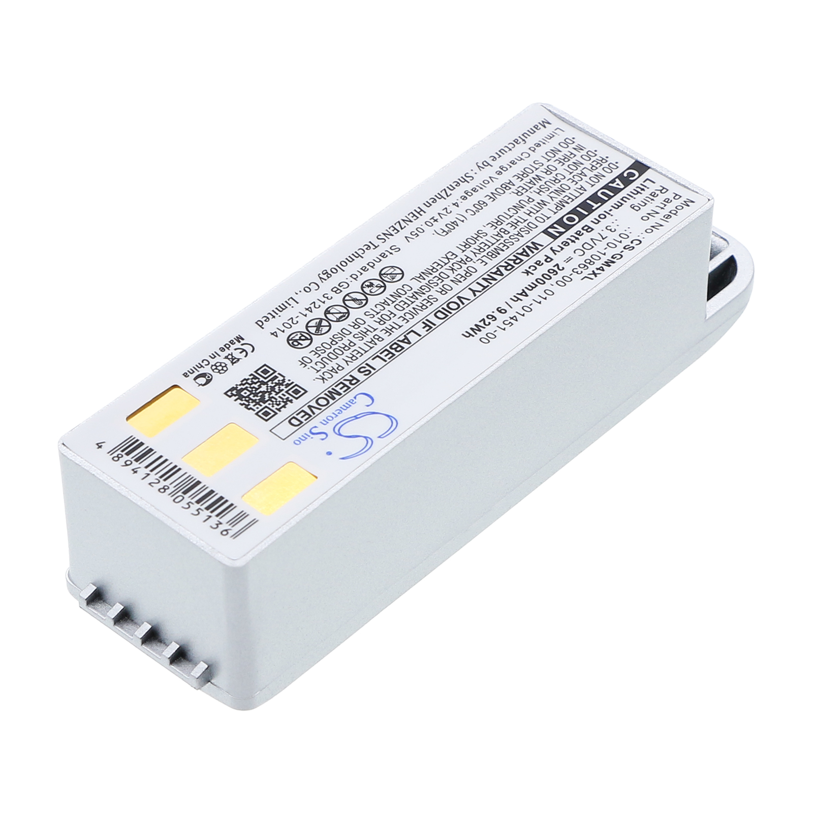 Garmin Zumo 400 Zumo 450 Replacement Battery 3.7V 2600mAh