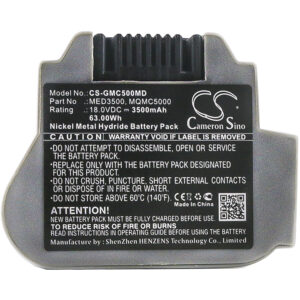 GE MAC 3500 MAC 5000 MAC 5500 MAC Pac Medical Replacement Battery 18V 3500mAh