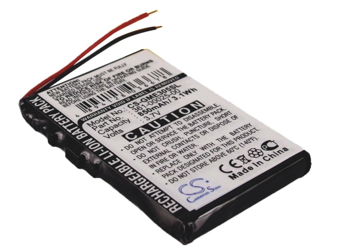 Garmin Edge 305 361-00025-00 Replacement Battery 3.7V 850mAh
