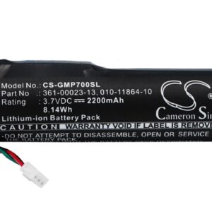 Garmin Pro 550 Pro 70 Pro handheld Dog Collar Replacement Battery 3.7V 2200mAh