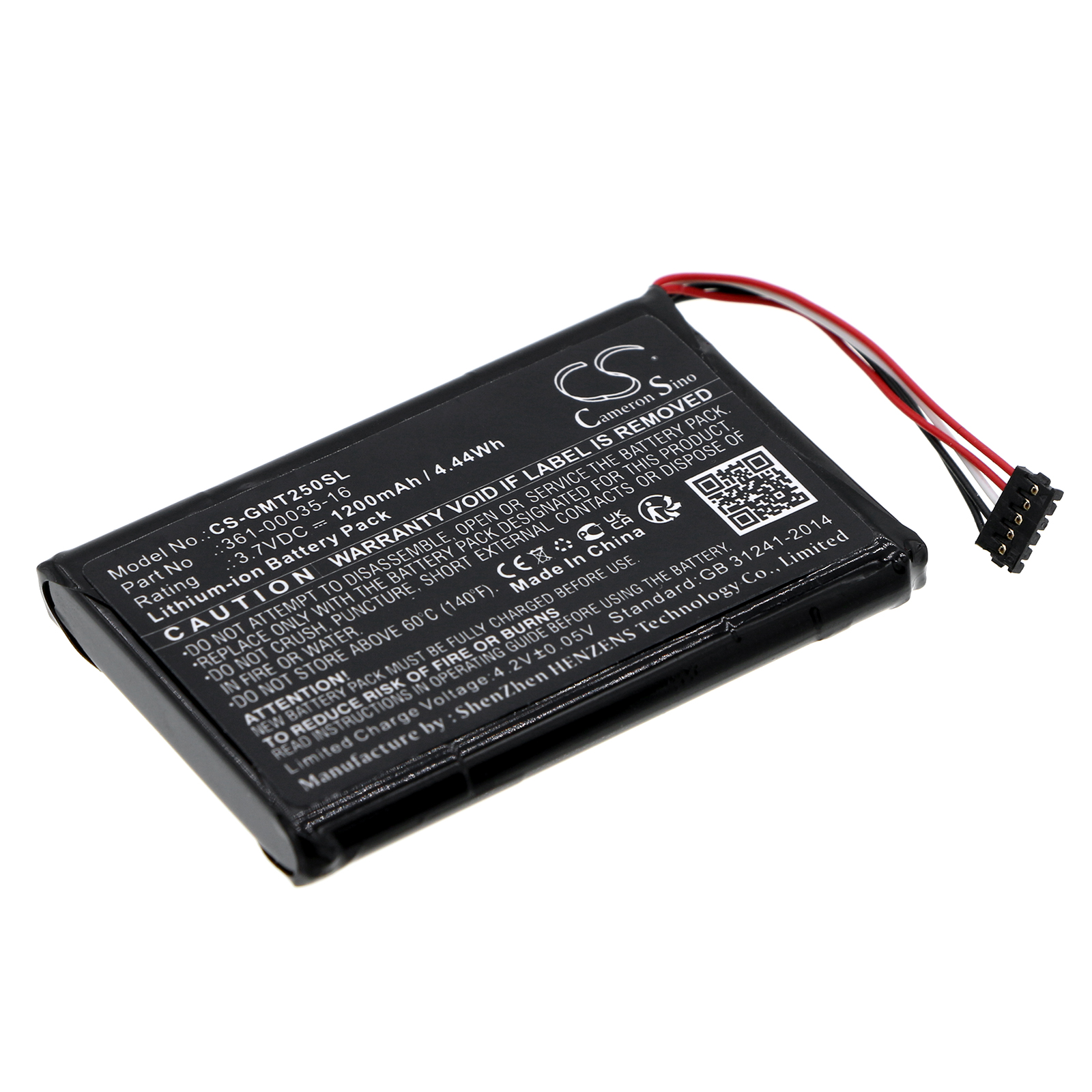 Garmin A04223 Alpha 100 Dog Collar Replacement Battery 1200mAh