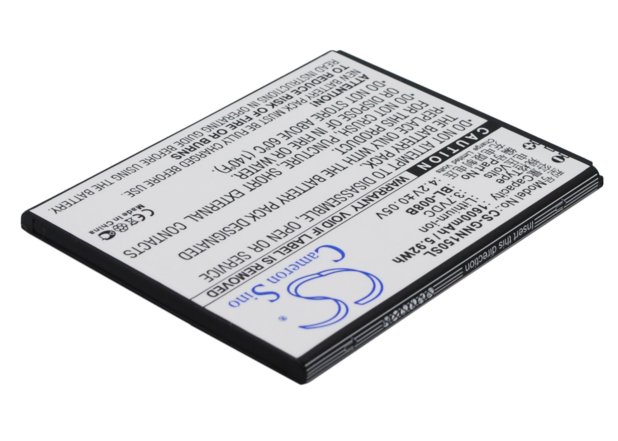 1600 mAh for GIONEE BL-008B