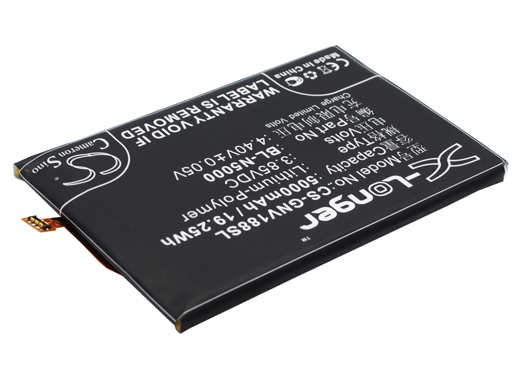 BLU D810 S0090UU Replacement Battery 3.85V 5000mAh