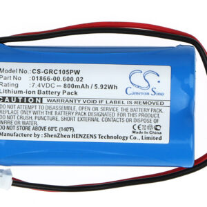 Gardena C1060 plus Solar 01866-00.600.02 Replacement Battery 800mAh