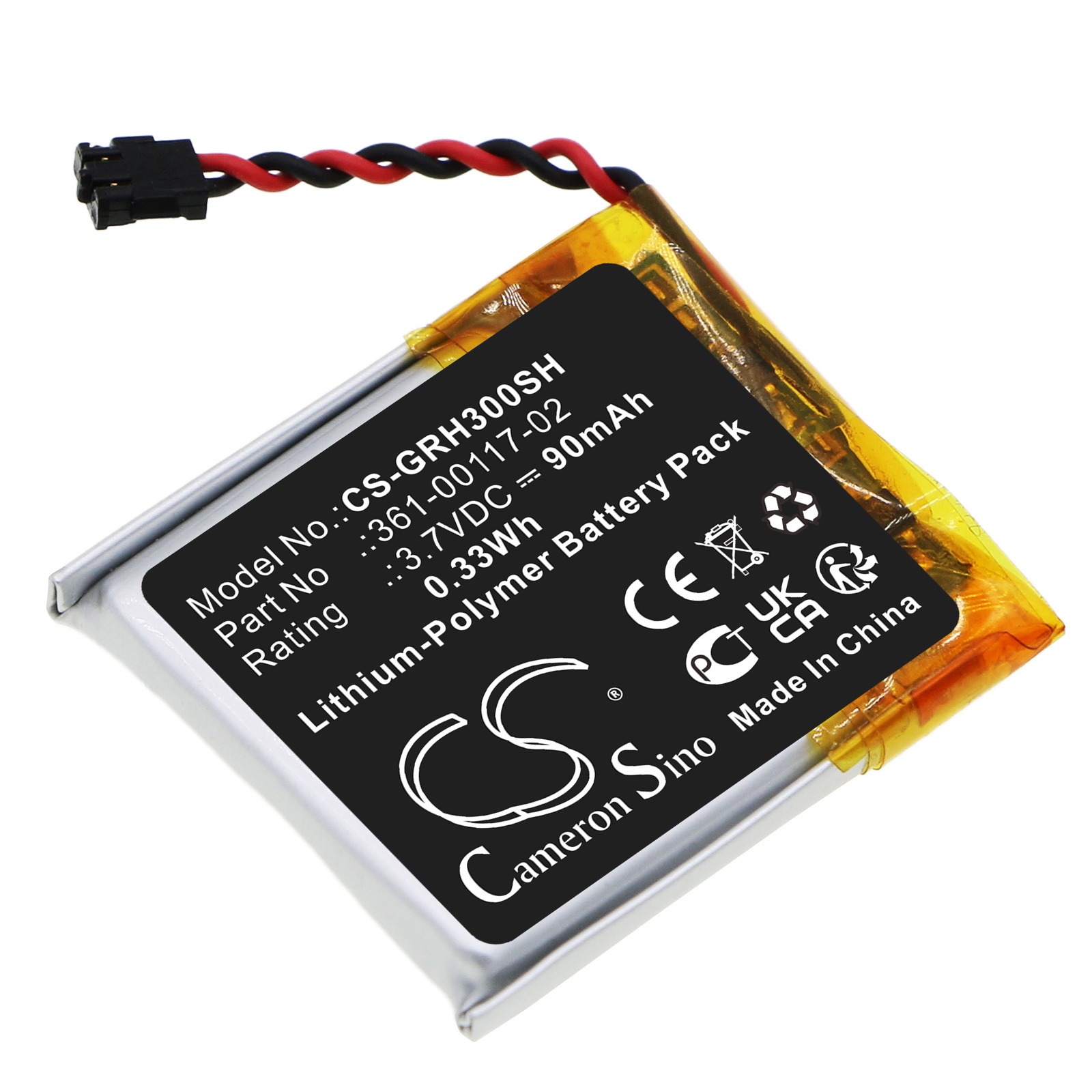 Garmin Forerunner 30 361-00117-02 Watch Replacement Battery 90mAh