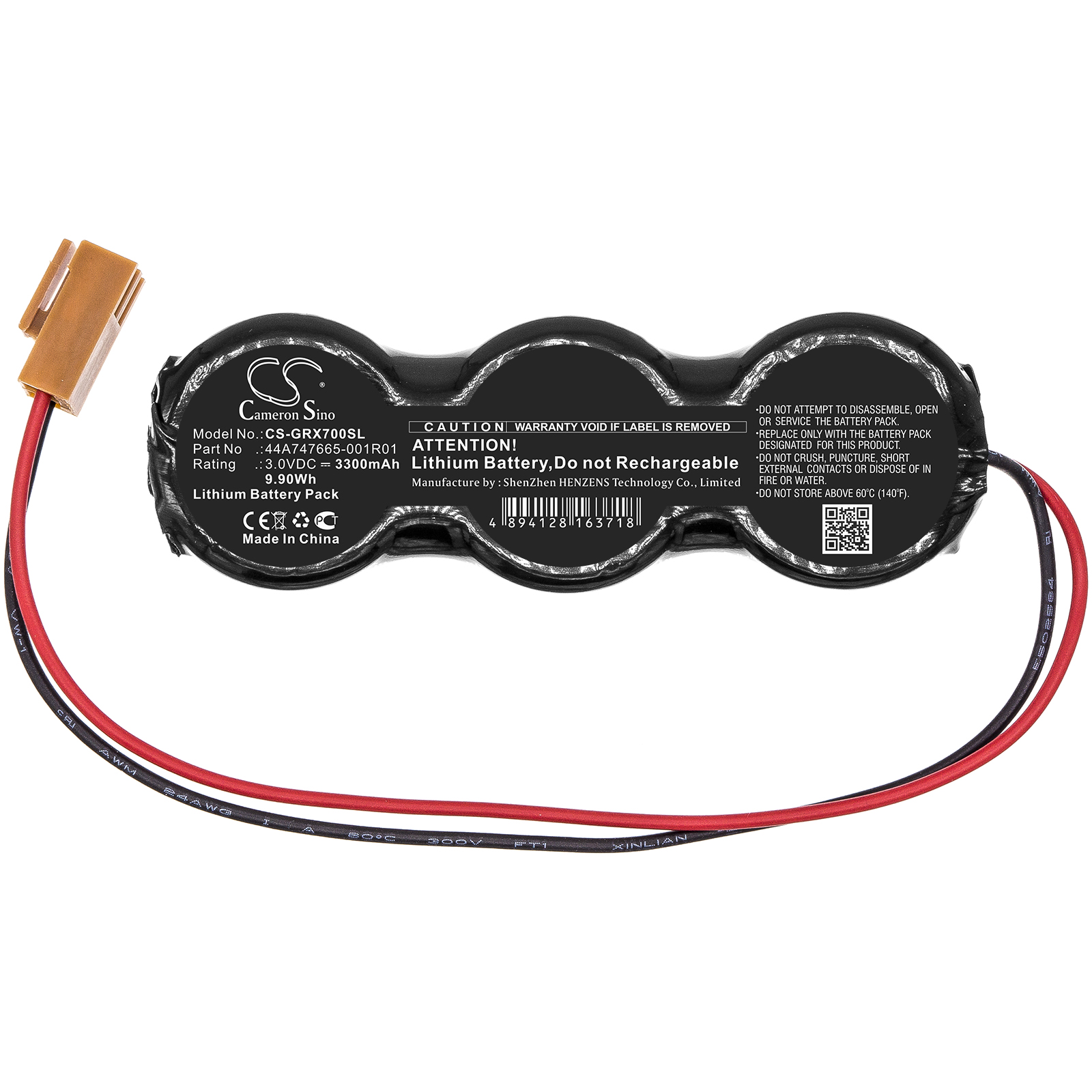 Emerson CMU310 CPU310 Replacement Battery 3300mAh