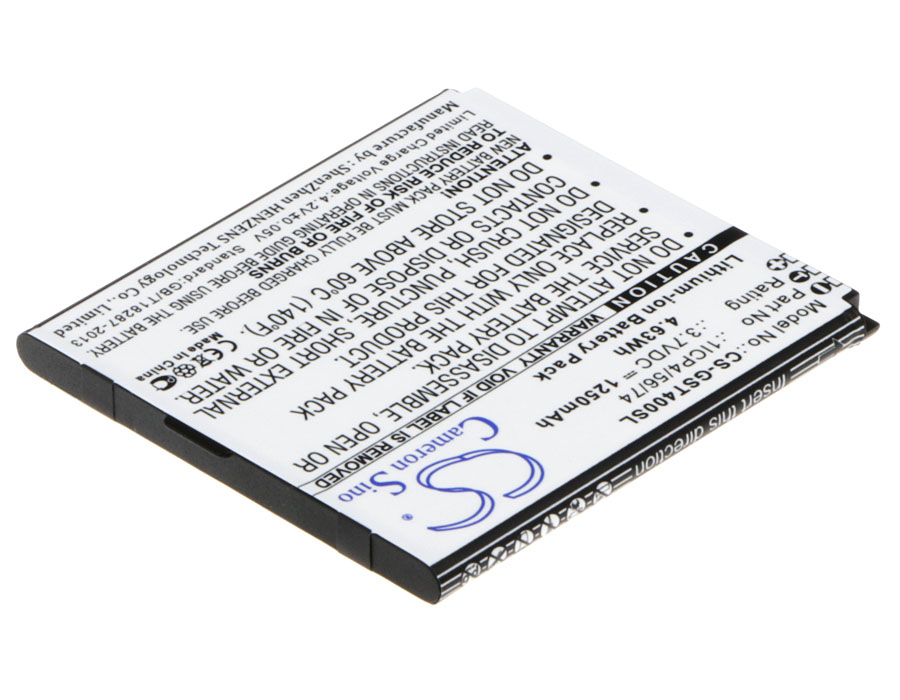 GSmart T4 1ICP4/56/74 Mobile/SmartPhone Replacement Battery 3.7V 1250mAh