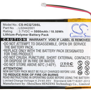 HP CQ720A eStation Zeen Replacement Battery 3.7V 5000mAh