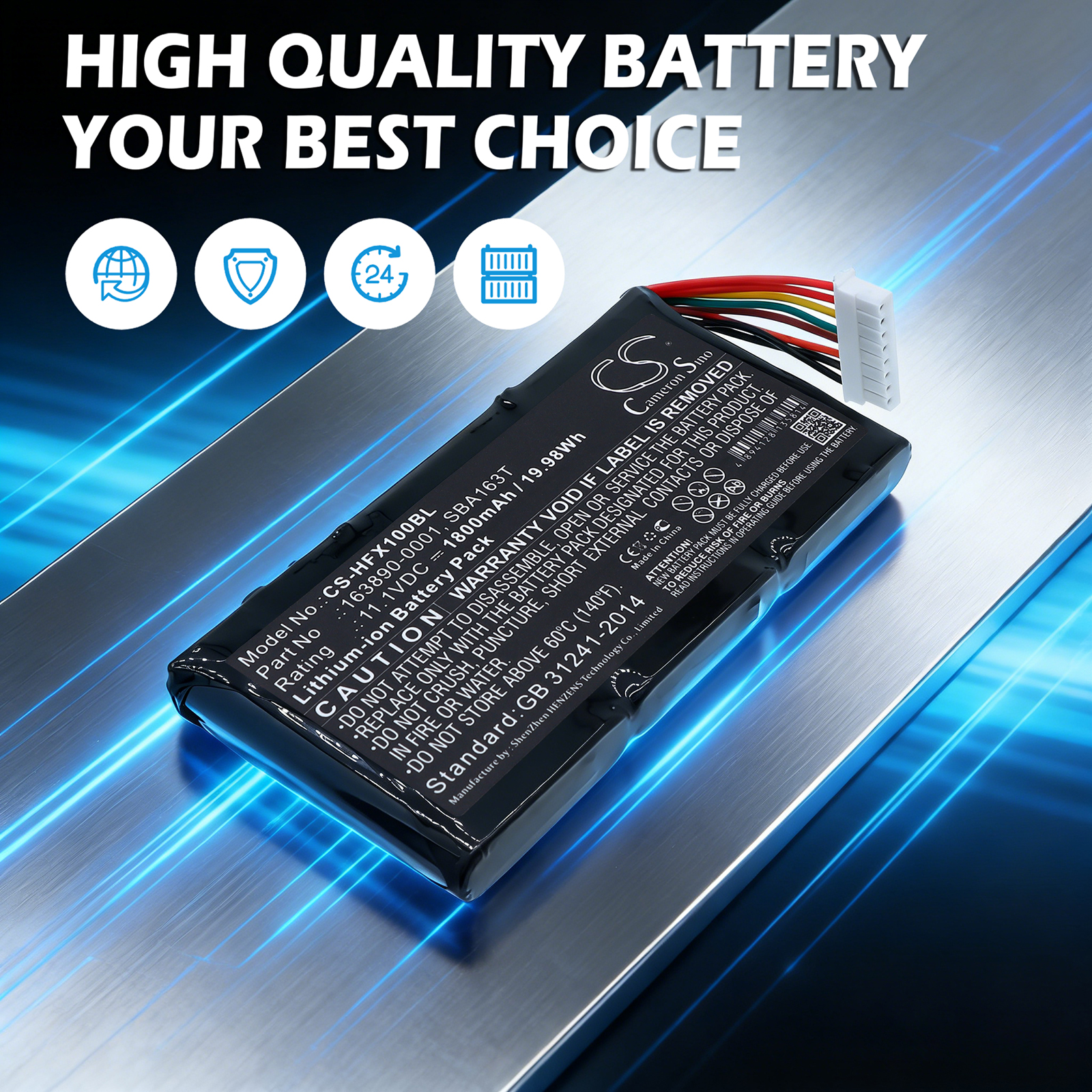 Honeywell Marathon FX1 Replacement Battery 11.1V 1800mAh