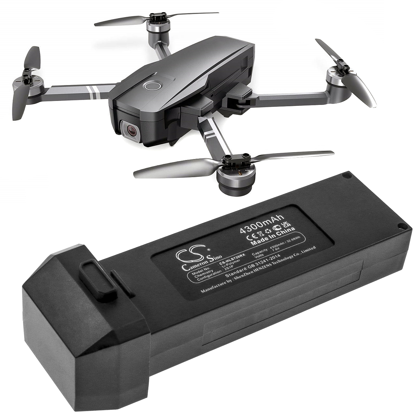 Holy Stone HS720 HS720E SF8333106 Drones Replacement Battery 4300mAh