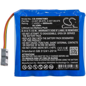 Heine mPack mPack LL X-007.99.675 X-007.99.676 Medical Replacement Battery 6800mAh