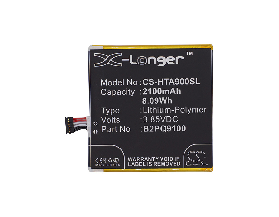 HTC 2PQ9120 A9u A9w Replacement Battery 3.85V 2100mAh