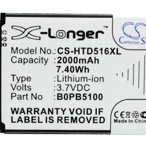 HTC D316 D316d D516 D516c D516d D516t D516w Replacement Battery 2000mAh