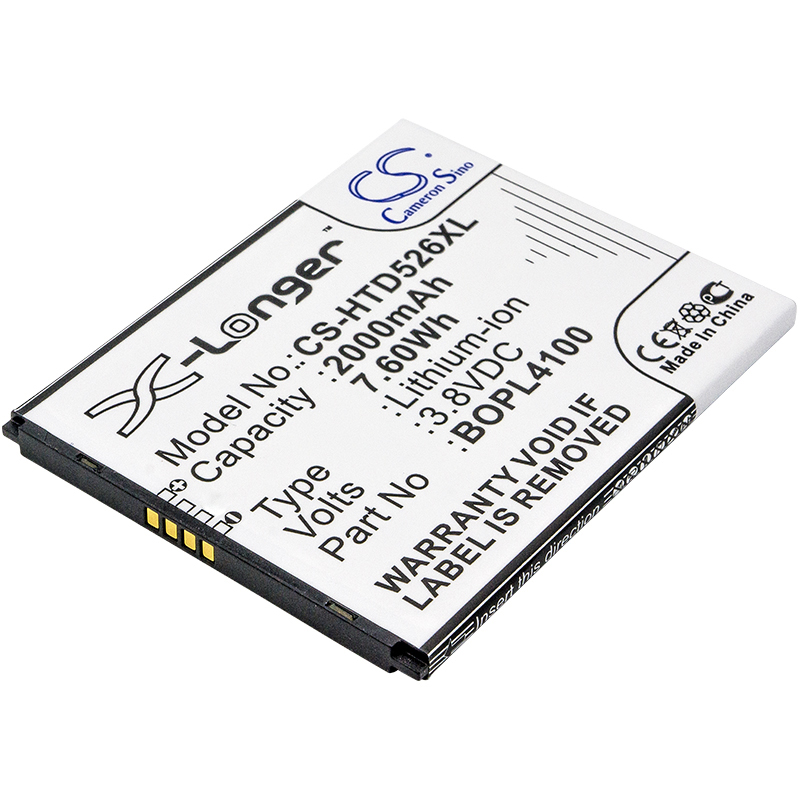 HTC Desire 326G Desire 526 Replacement Battery 3.8V 2000mAh