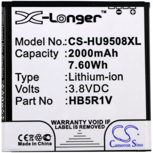Huawei HN3-U01 Honor 2 Replacement Battery 3.8V 2000mAh