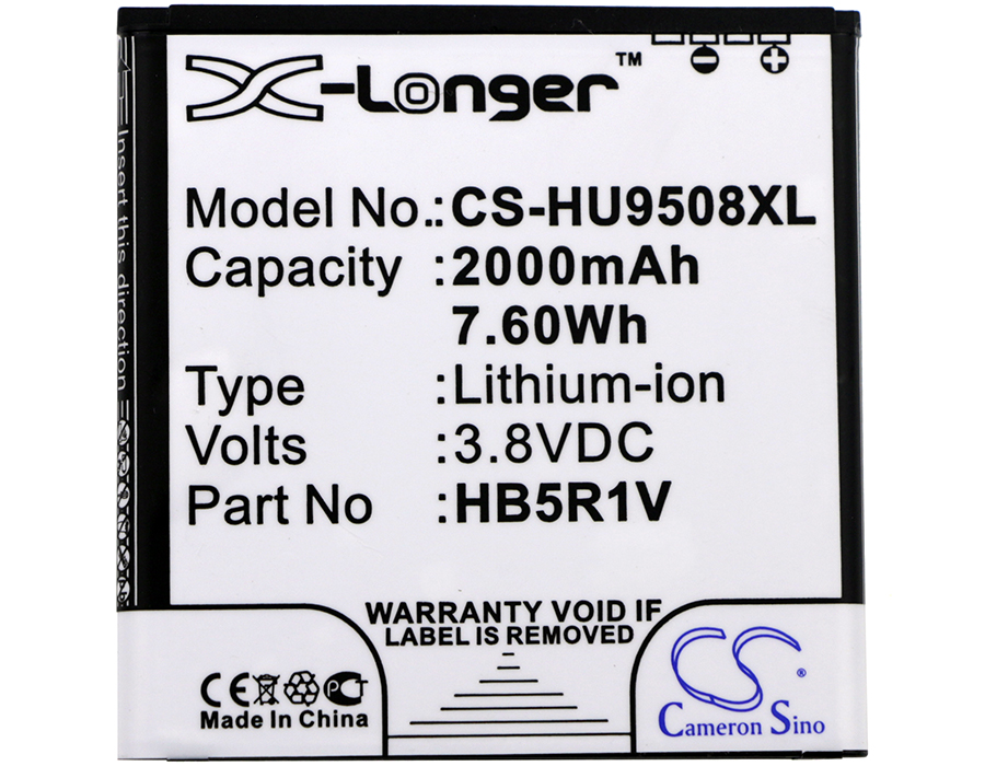 Huawei HN3-U01 Honor 2 Replacement Battery 3.8V 2000mAh