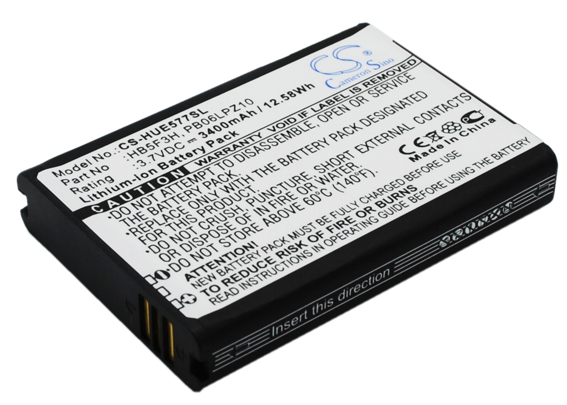 HUAWEI E5377T HB5F3H-12 Replacement Battery 3.7V 3400mAh